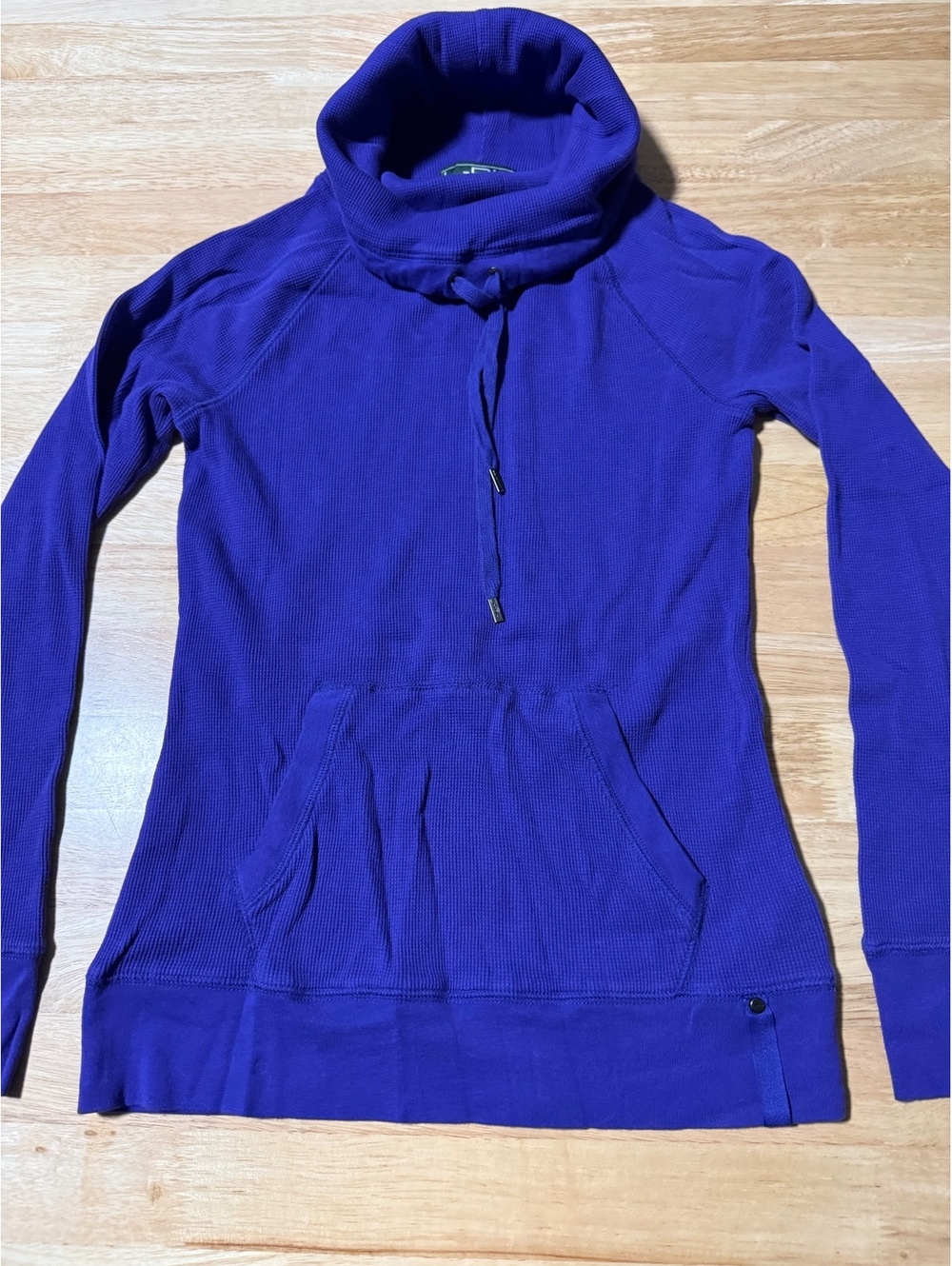 Lauren Ralph Lauren Active Purple Cowl Neck Pullover Women’s Medium Cotton
